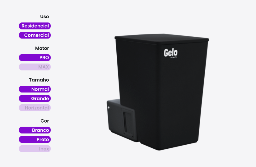 Comprar banheira de gelo pro normal preta crioterapia da Gelo Health