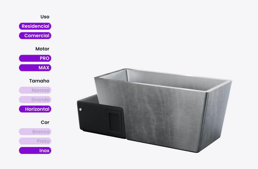 Comprar banheira de gelo cyber horizontal inox crioterapia da Gelo Health