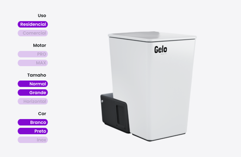 Comprar banheira de gelo pro normal branca crioterapia da Gelo Health